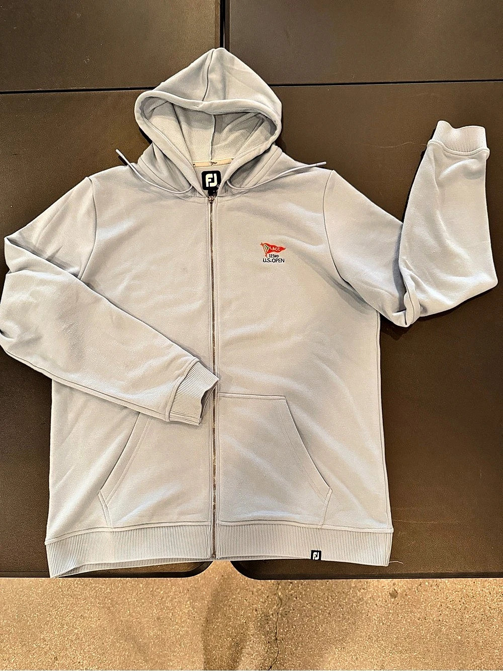 FootJoy 123rd U.S. Open Full-Zip Golf Hoodie Gray